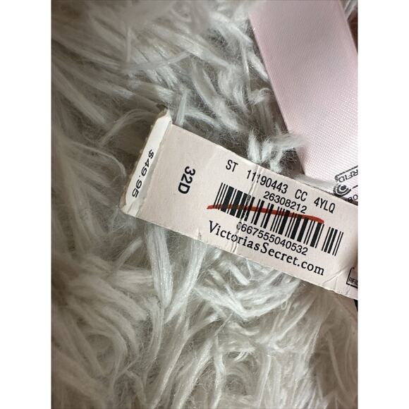 NEW Victorias Secret Supersoft Body Maternity Nursing Wireless Lace Bra Pink 32D - Picture 6 of 6